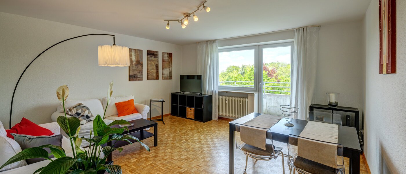 apartamento München Waldtrudering 01 sala de estar 9176