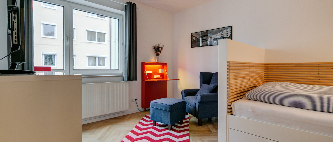 apartamento München Glockenbachviertel 01 salón 9181