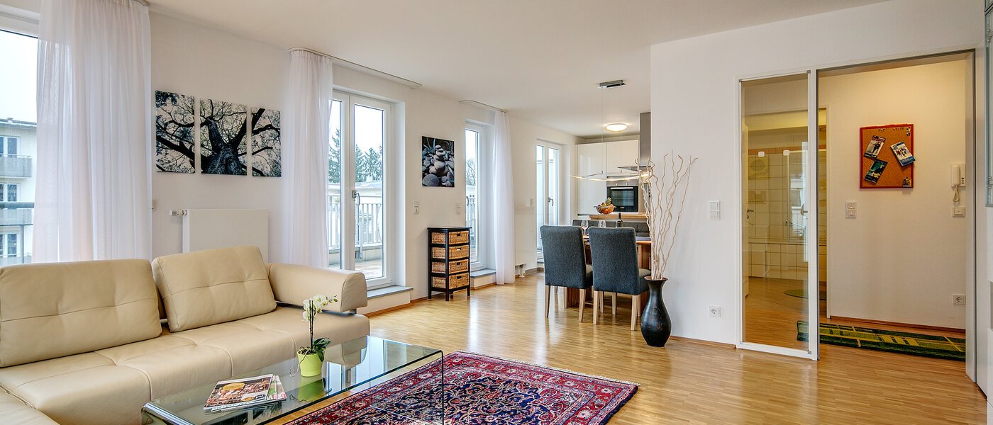 ático con terraza München Nymphenburg 04 salón 9208