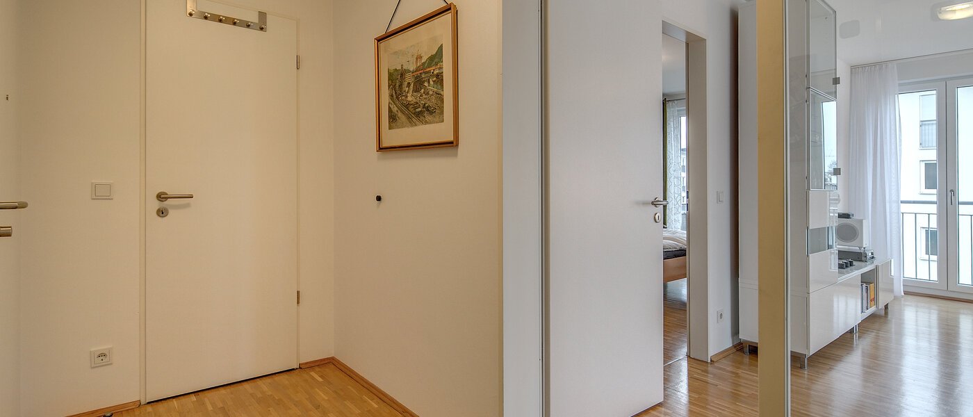 ático con terraza München Nymphenburg 03 pasillo 9208