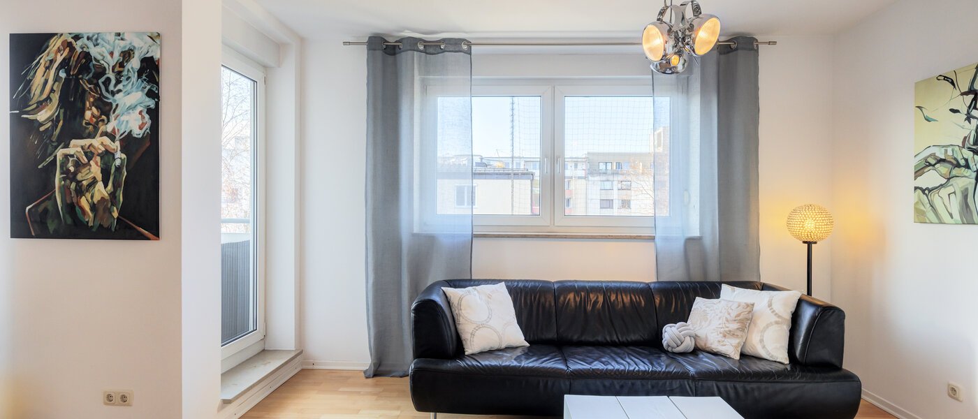 apartamento München Schwabing-West (rund um den Hohenzollernplatz) 03 zona de día  9209