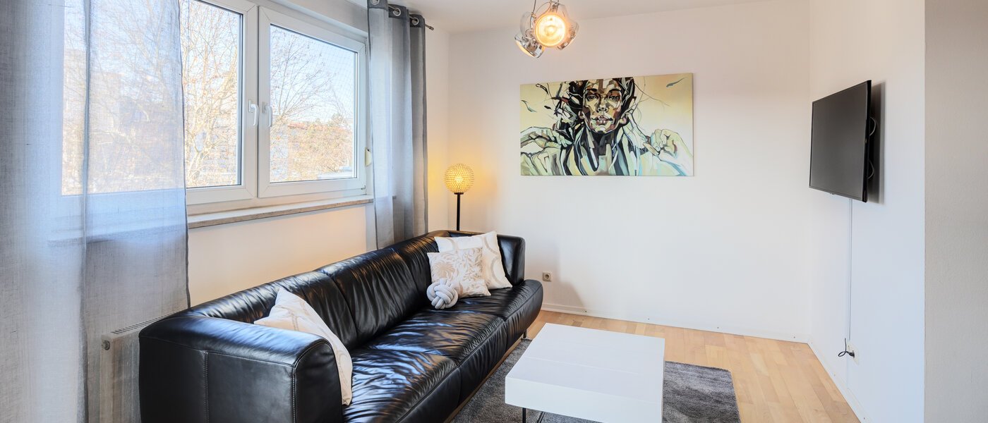 apartamento München Schwabing-West (rund um den Hohenzollernplatz) 04 zona de día  9209