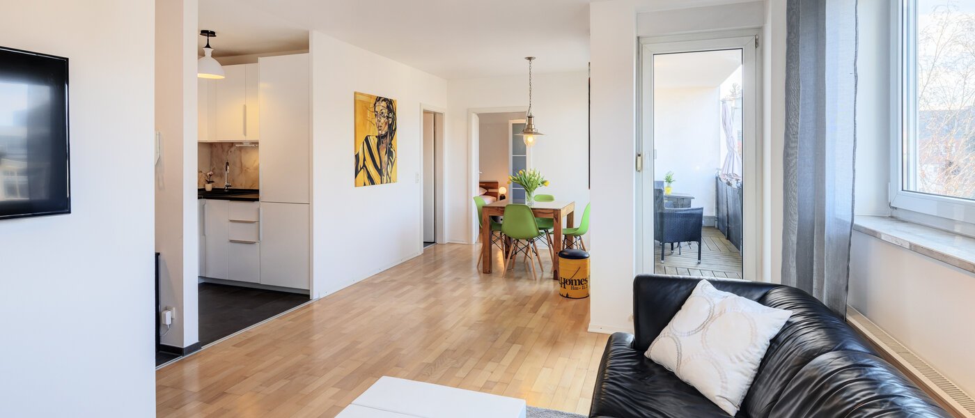 apartamento München Schwabing-West (rund um den Hohenzollernplatz) 05 zona de día  9209