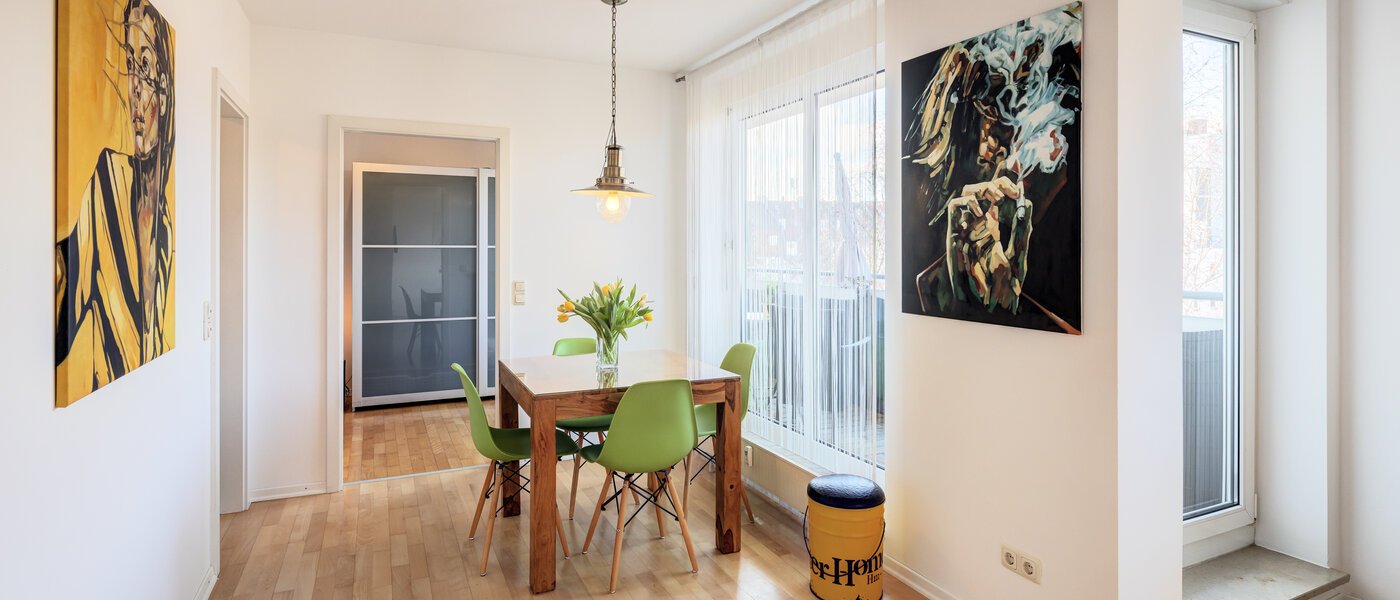 apartamento München Schwabing-West (rund um den Hohenzollernplatz) 06 zona de día  9209