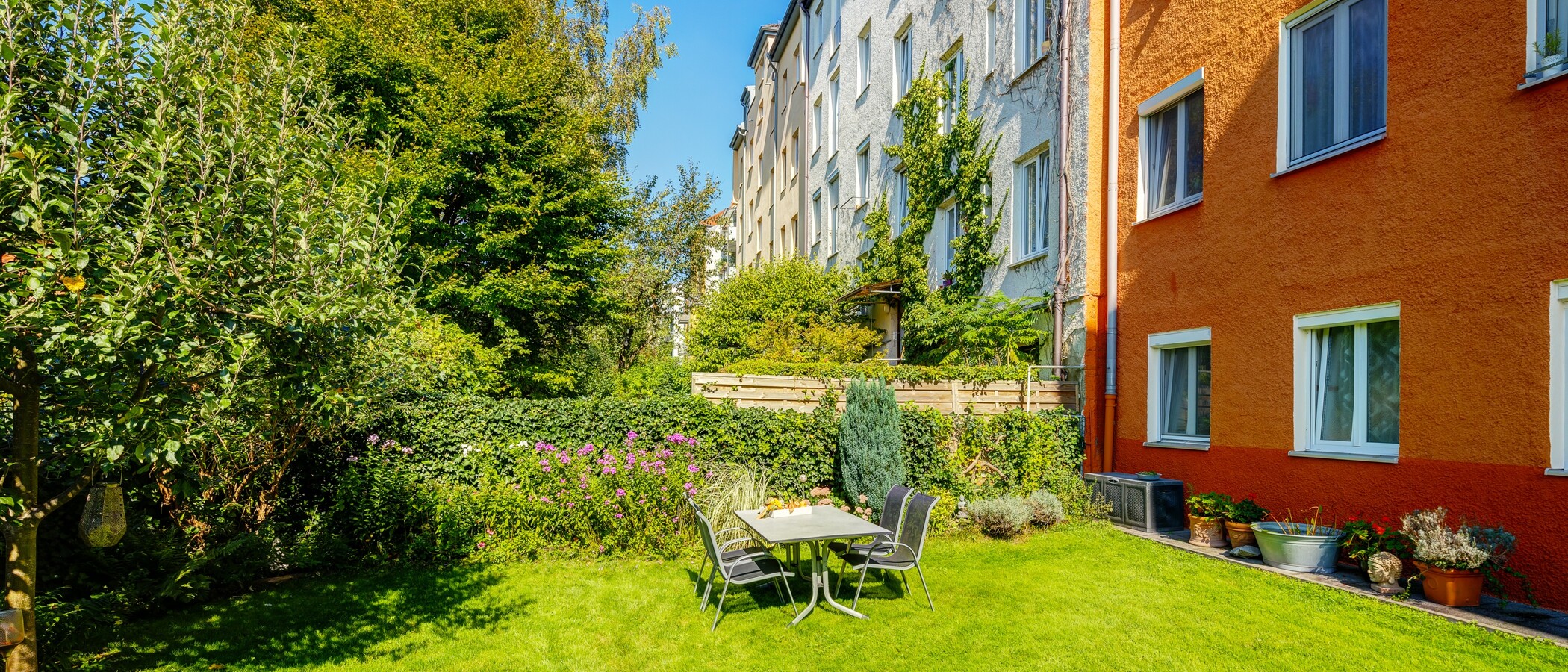 apartamento München Thalkirchen 01 jardín comunitario 9295
