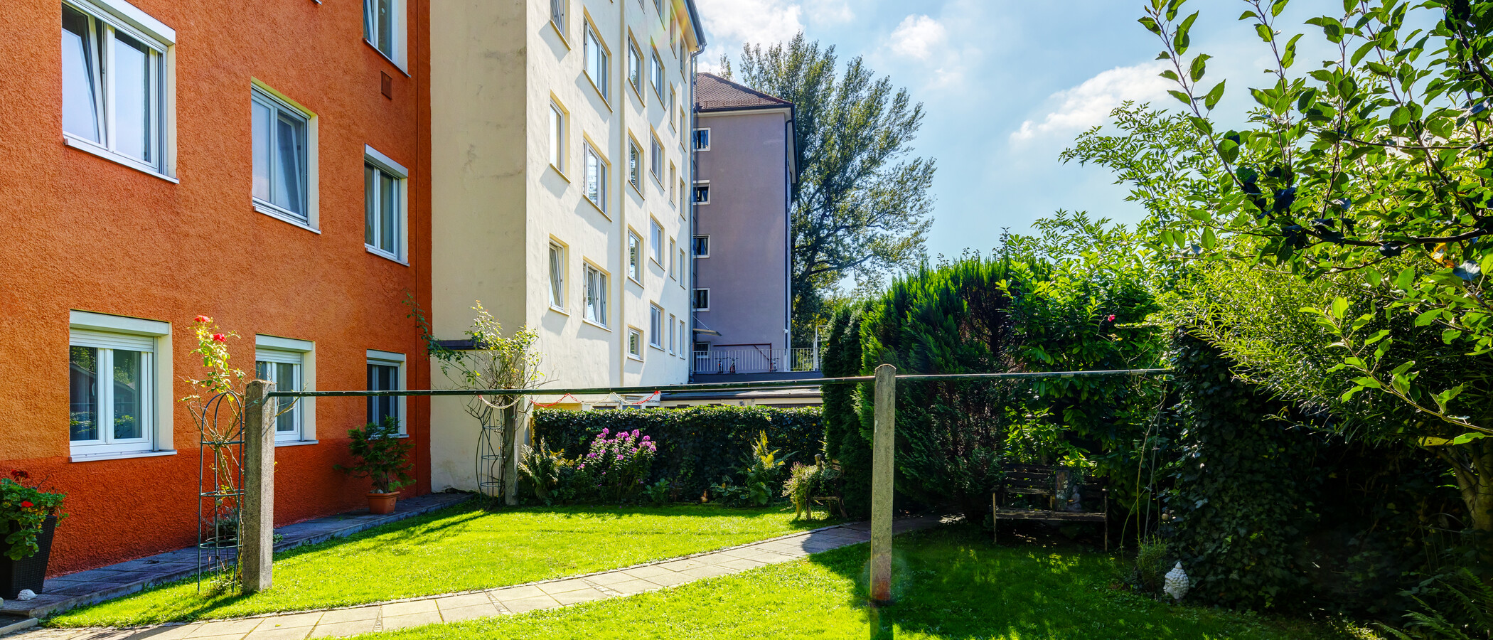 apartamento München Thalkirchen 02 jardín comunitario 9295