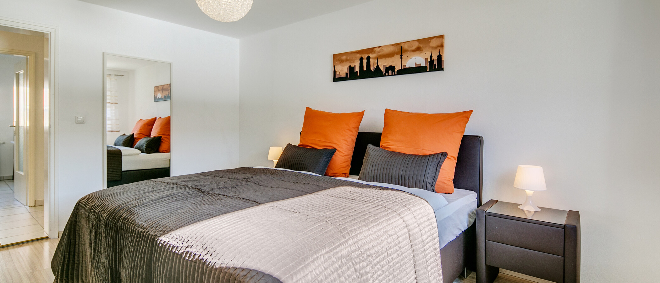 apartamento München Untermenzing 04 dormitorio 9300