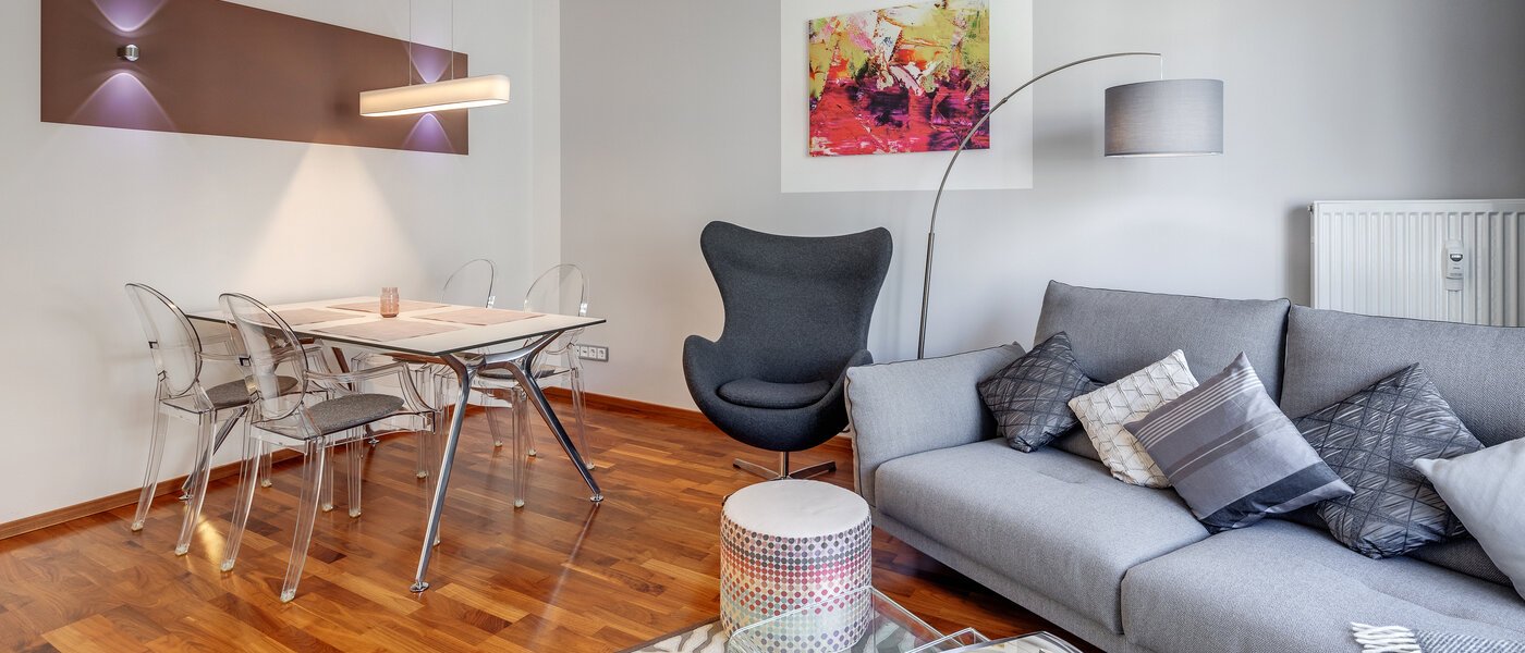 apartamento München Lehel 04 zona de día  9317