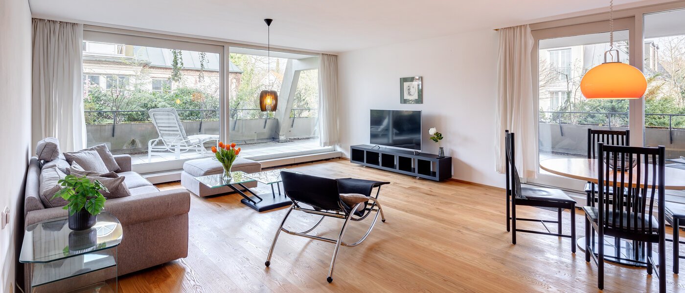 apartamento München Schwabing - Alte Heide 01 zona de día  9368