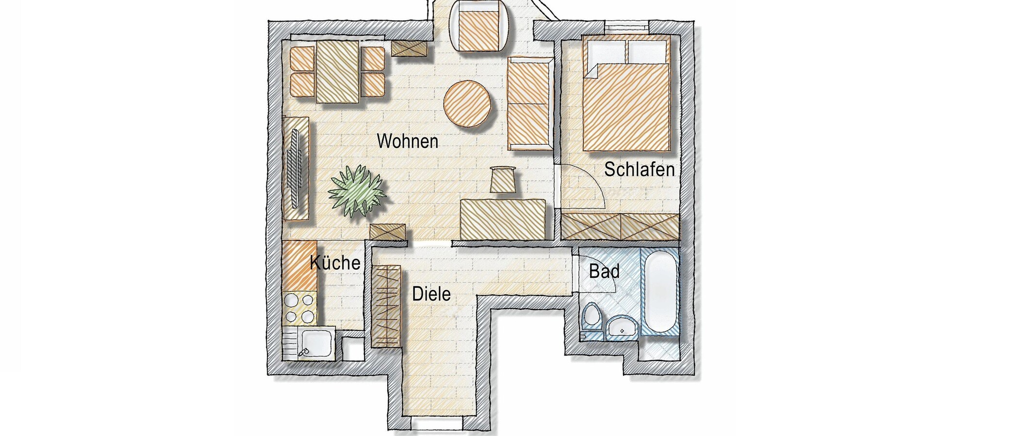 apartamento München Lehel 01 plano 939