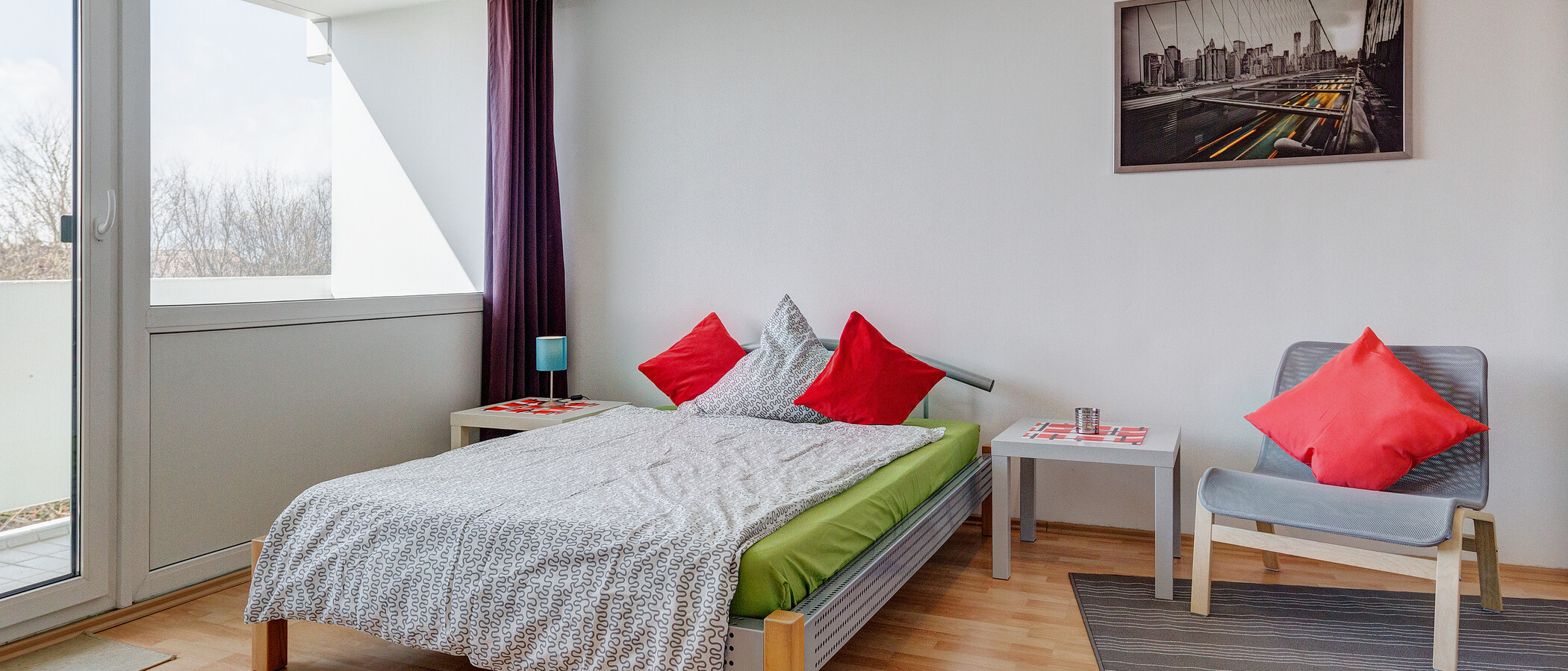 apartamento München Sendling 01 dormitorio 9409