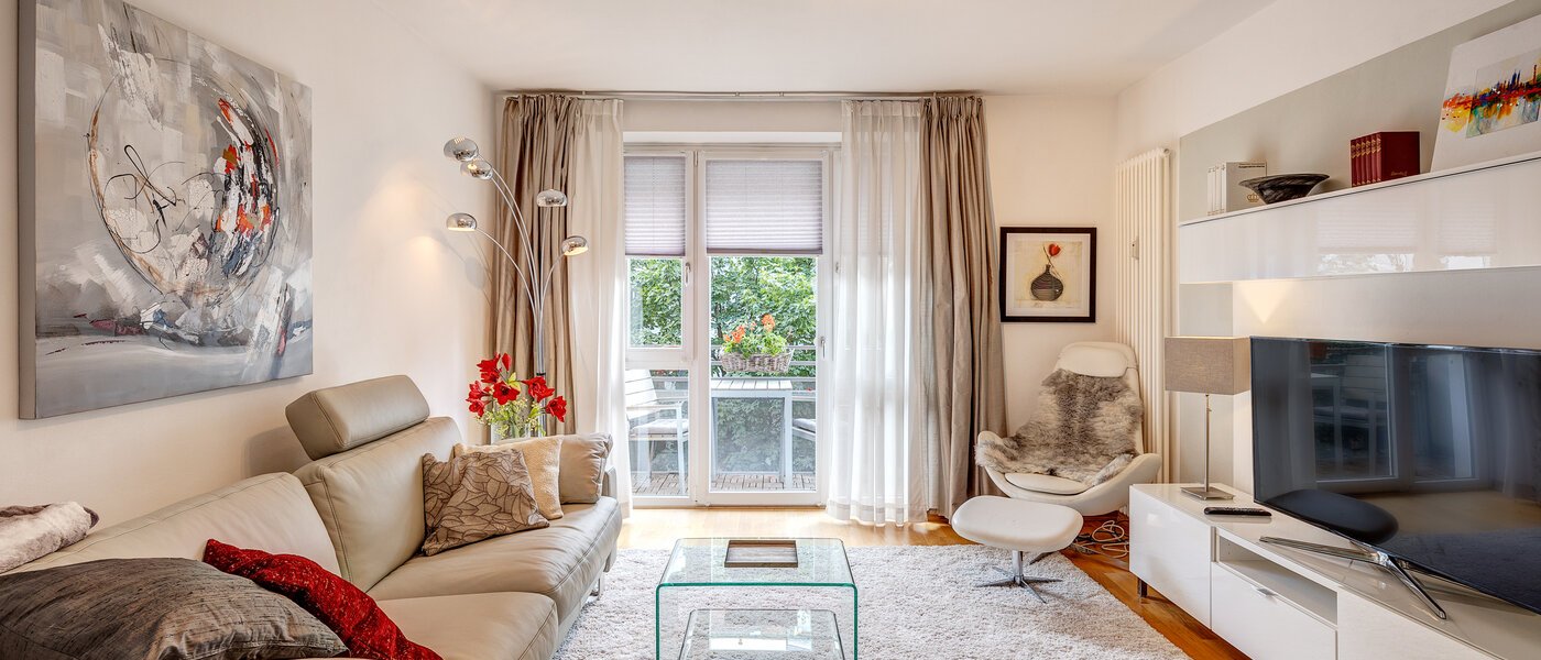 apartamento München Maxvorstadt - Museumsviertel 01 sala de estar 9424