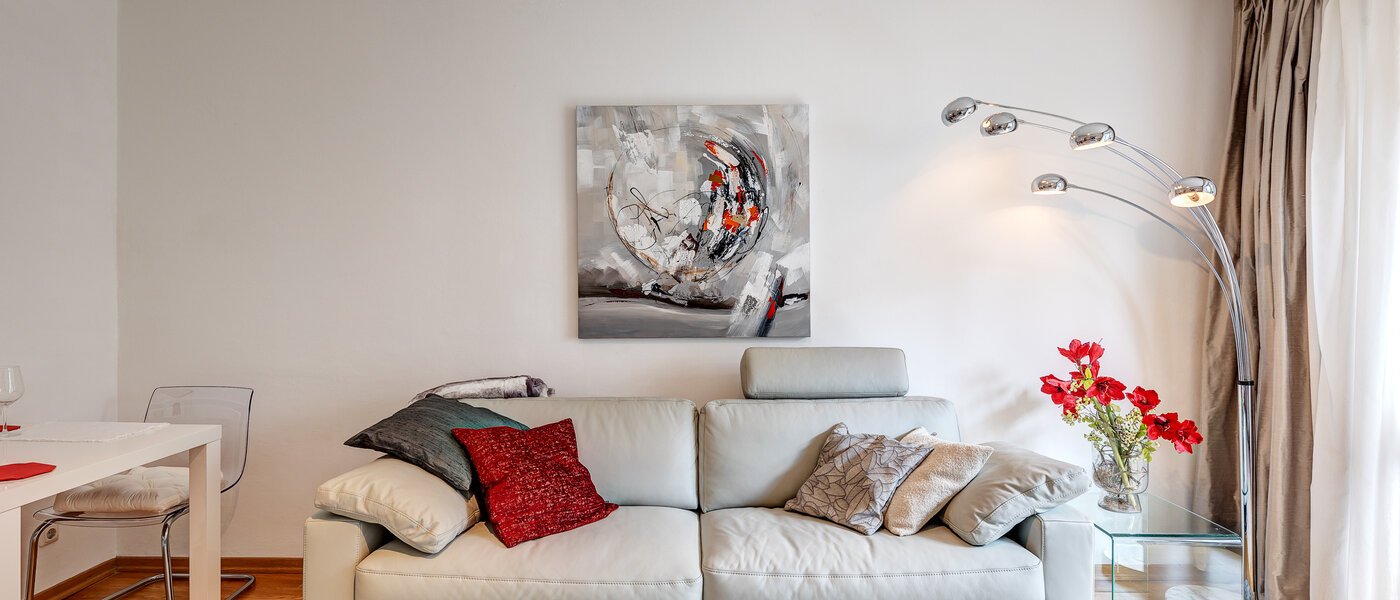 apartamento München Maxvorstadt - Museumsviertel 02 sala de estar 9424