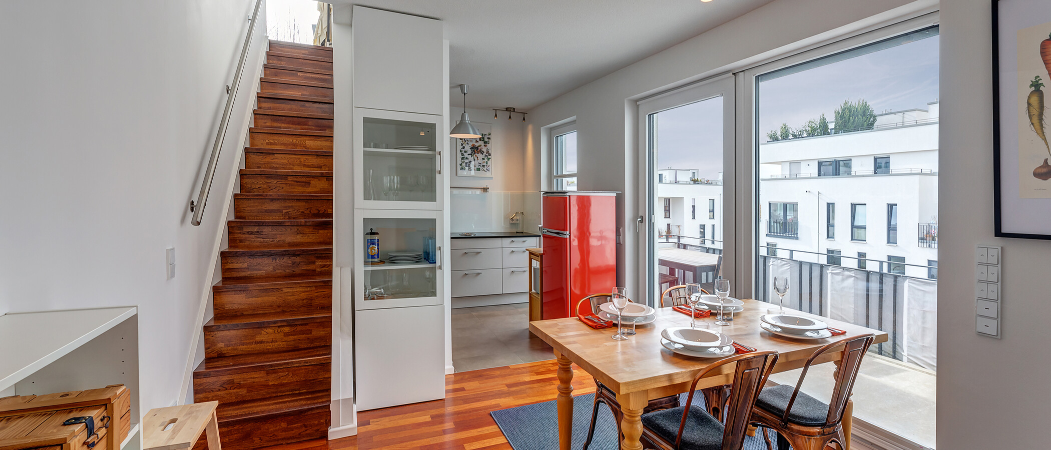 apartamento München Obergiesing 01 zona de día  9441