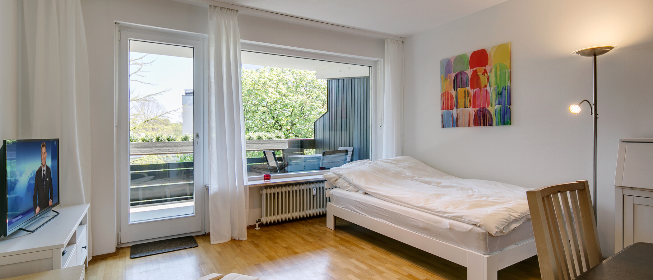 apartamento München Schwabing (rechts der Leopoldstraße) 01 salón 9457
