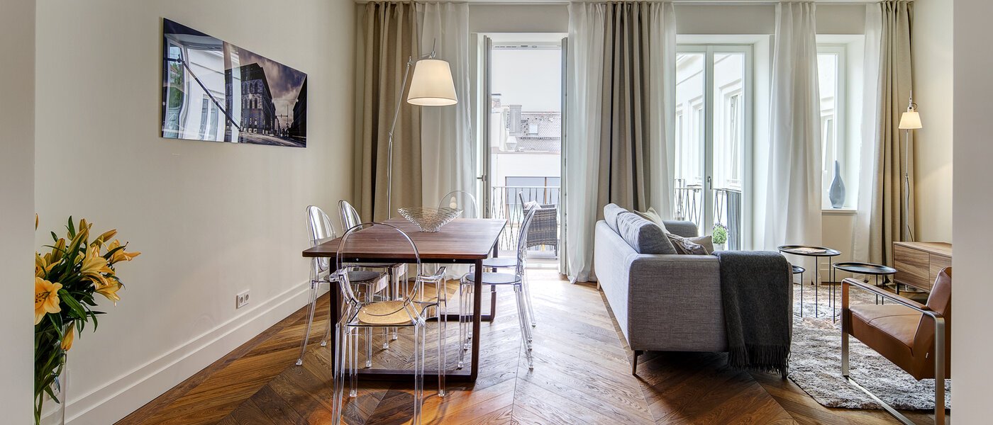 apartamento München Maxvorstadt - Rund um den Josephplatz 03 comedor 9480