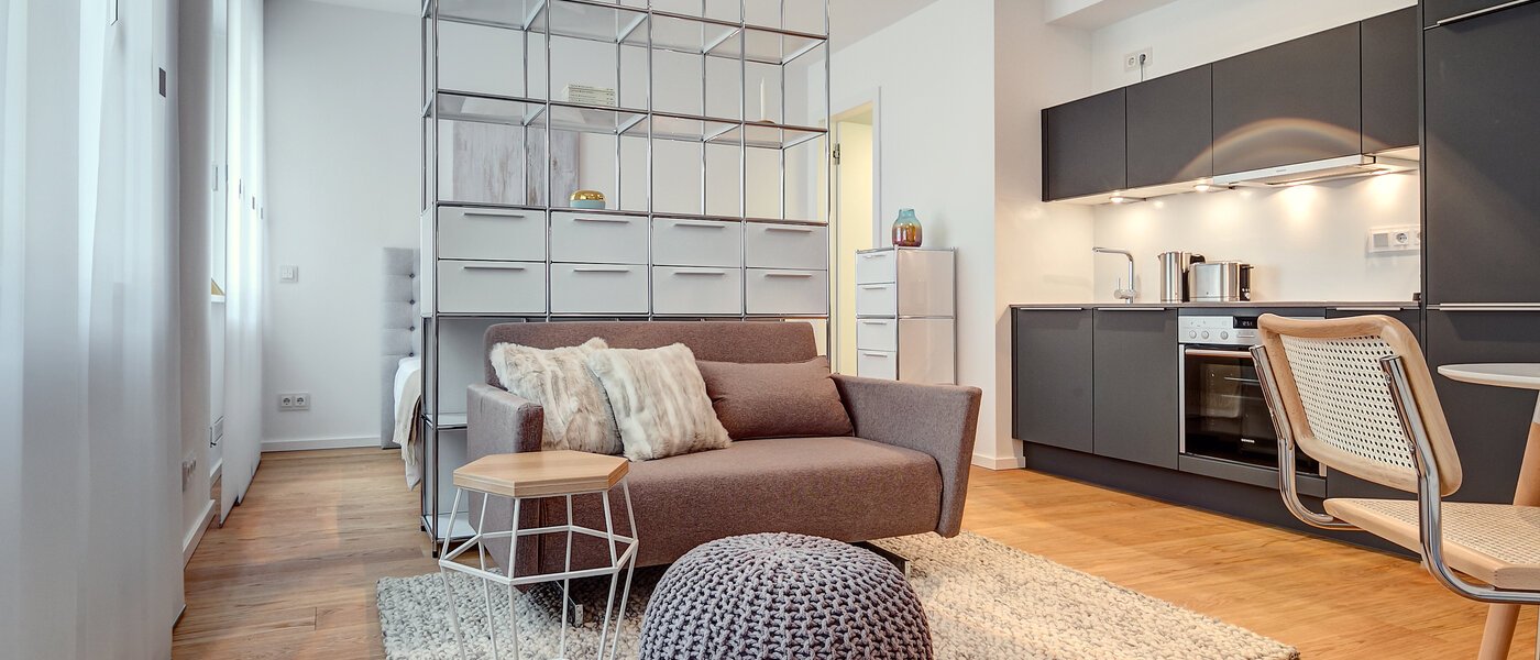 apartamento München Schwabing (rechts der Leopoldstraße) 03 salón 9520