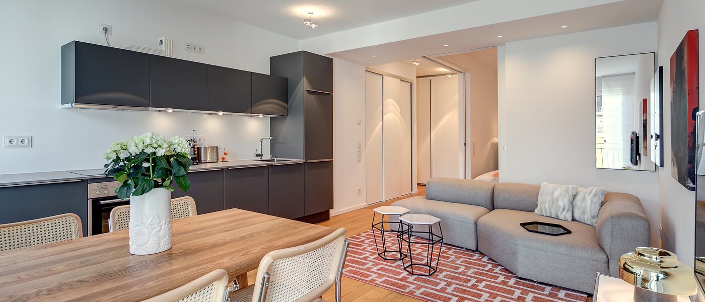 apartamento München Schwabing (rechts der Leopoldstraße) 05 salón 9521