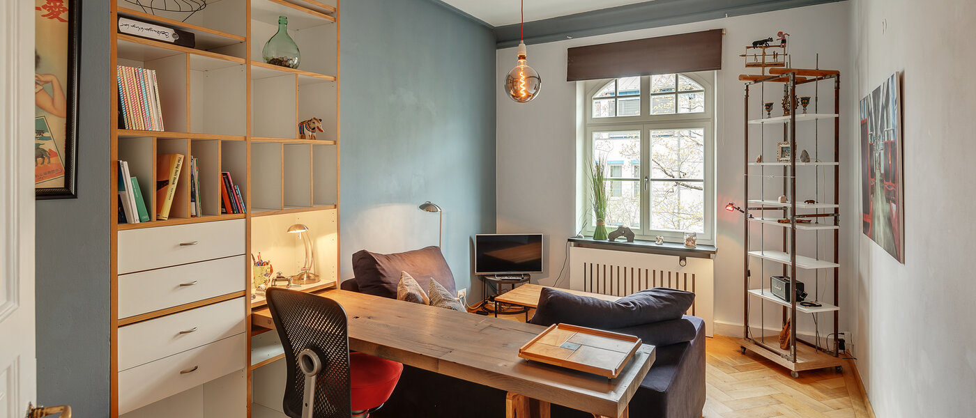 apartamento München Maxvorstadt - Westen 01 zona de día  9535