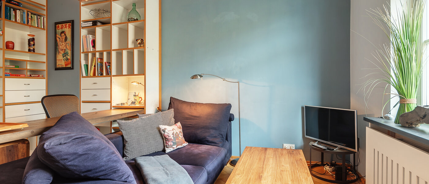 apartamento München Maxvorstadt - Westen 02 zona de día  9535