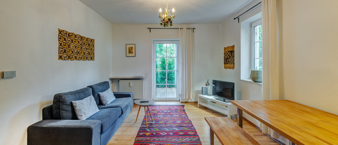 apartamento München Waldtrudering 01 zona de día  9555