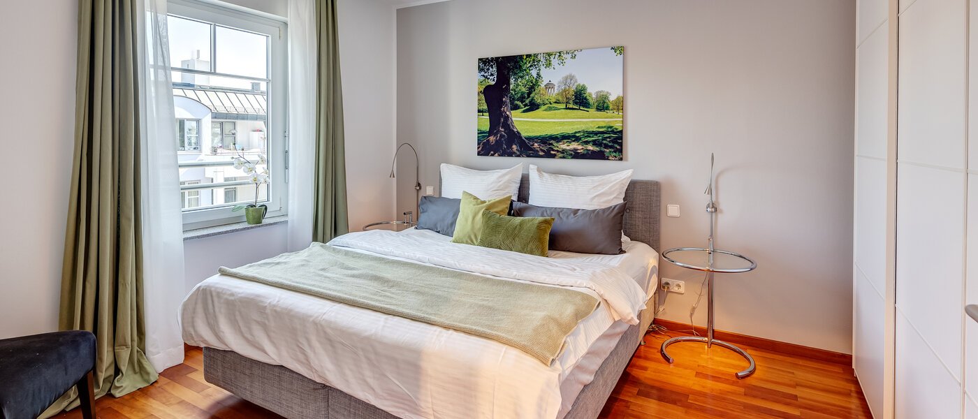 apartamento München Schwabing-Nord (zw. Leopoldstraße & Englischen Garten) 01 dormitorio 9573