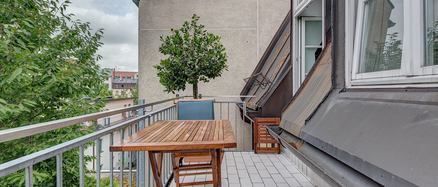 dúplex München Lehel 03 balcón 9580