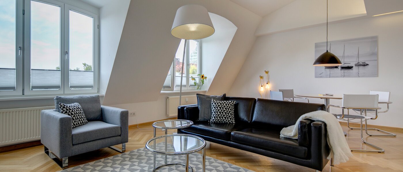 ático con terraza München Schwabing-Nord (zw. Belgrad- & Leopoldstraße) 01 salón 9584
