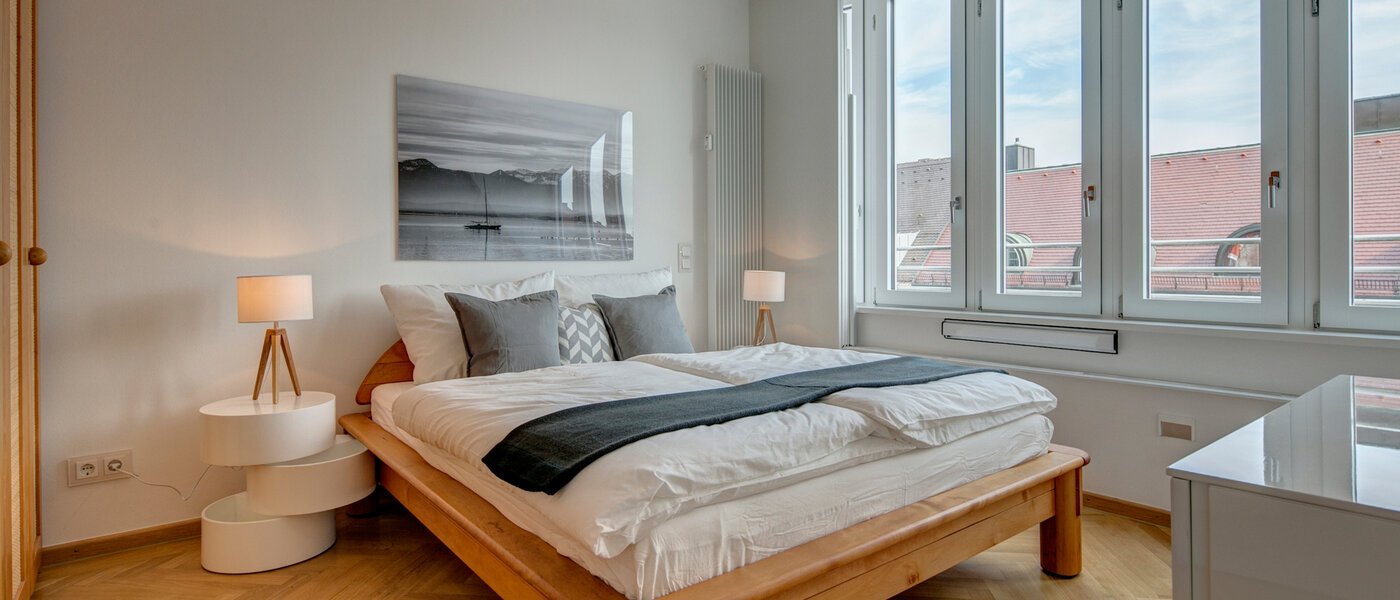 ático con terraza München Schwabing-Nord (zw. Belgrad- & Leopoldstraße) 01 dormitorio 9584