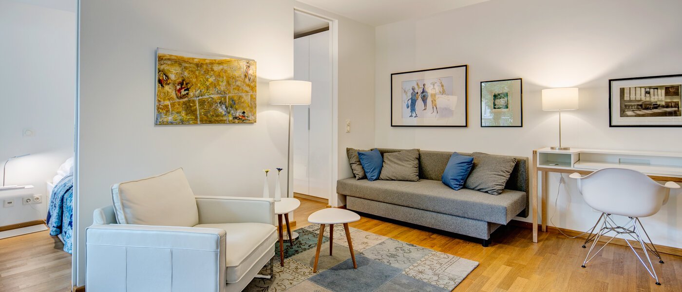 apartamento München Glockenbachviertel 01 salón 9591