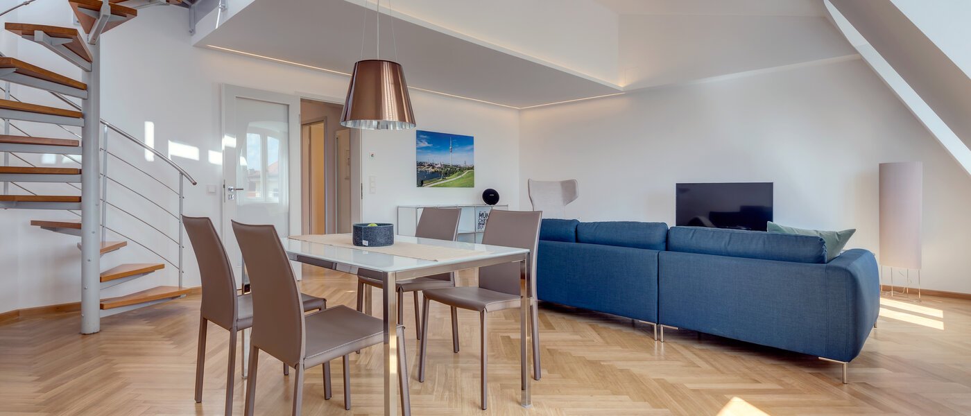 ático con terraza München Schwabing 02 salón 9602