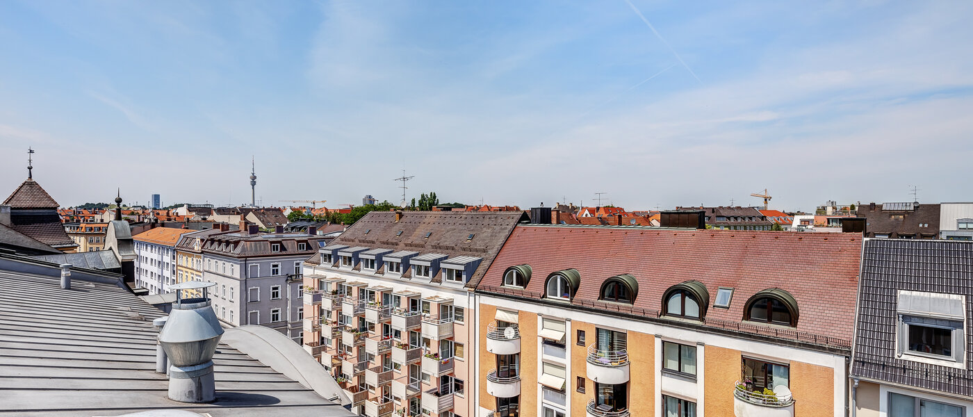 ático con terraza München Schwabing 03 vista 9602