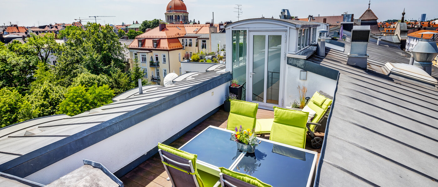 ático con terraza München Schwabing 01 azotea 9602