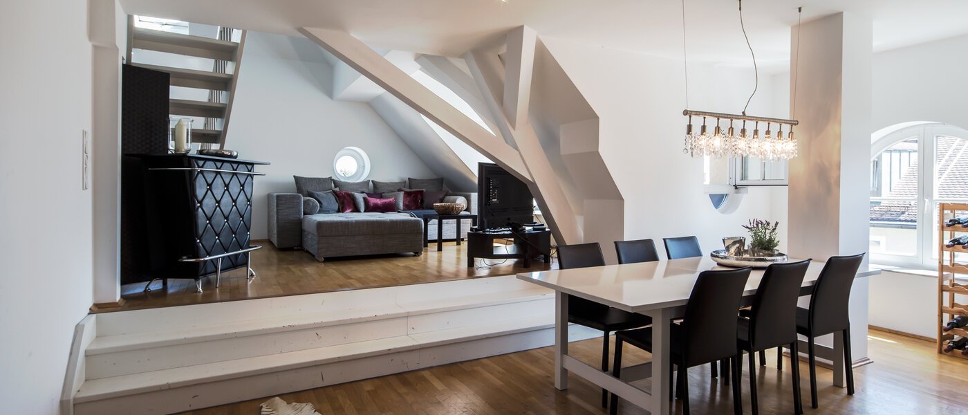 ático con terraza München Maxvorstadt - Universitätsviertel 01 salón 9606