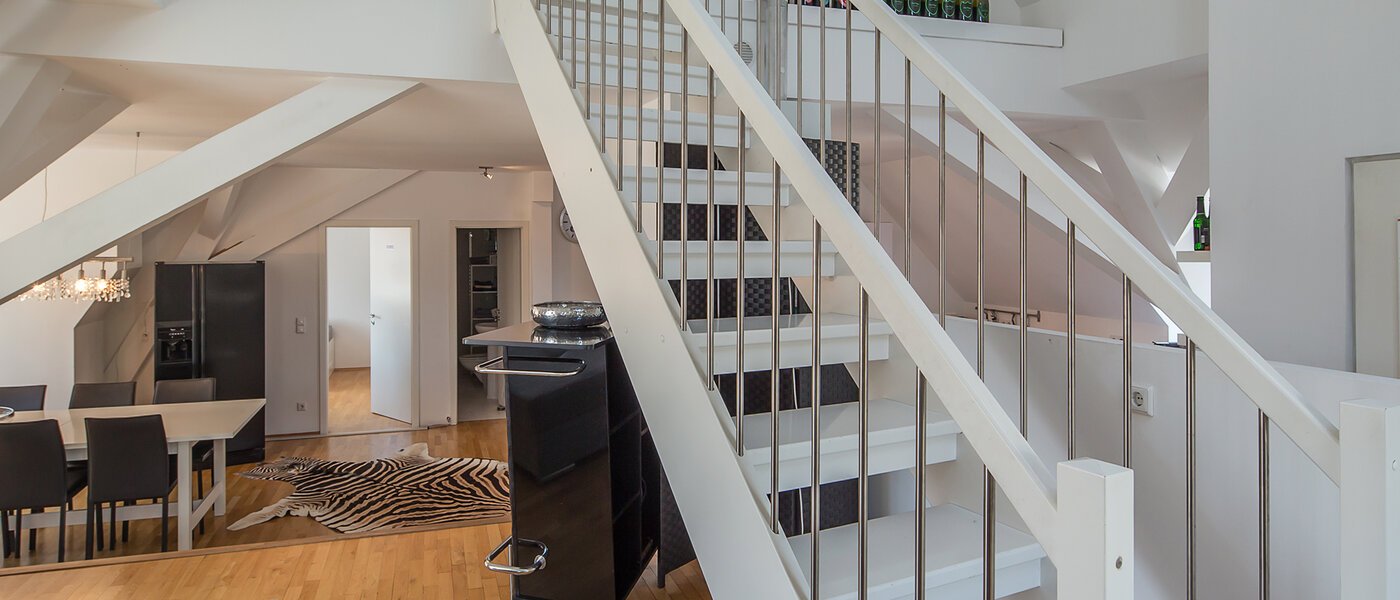 ático con terraza München Maxvorstadt - Universitätsviertel 03 salón 9606