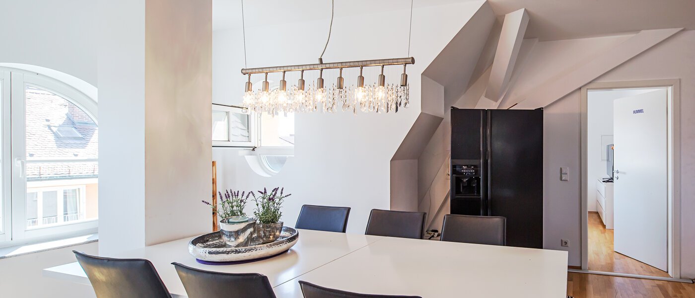 ático con terraza München Maxvorstadt - Universitätsviertel 05 salón 9606