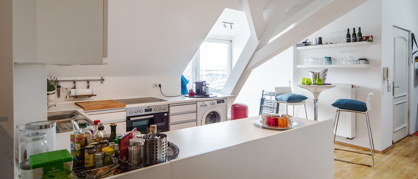 ático con terraza München Maxvorstadt - Universitätsviertel 03 cocina 9606