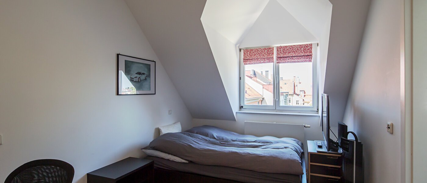 ático con terraza München Maxvorstadt - Universitätsviertel 01 dormitorio 9606