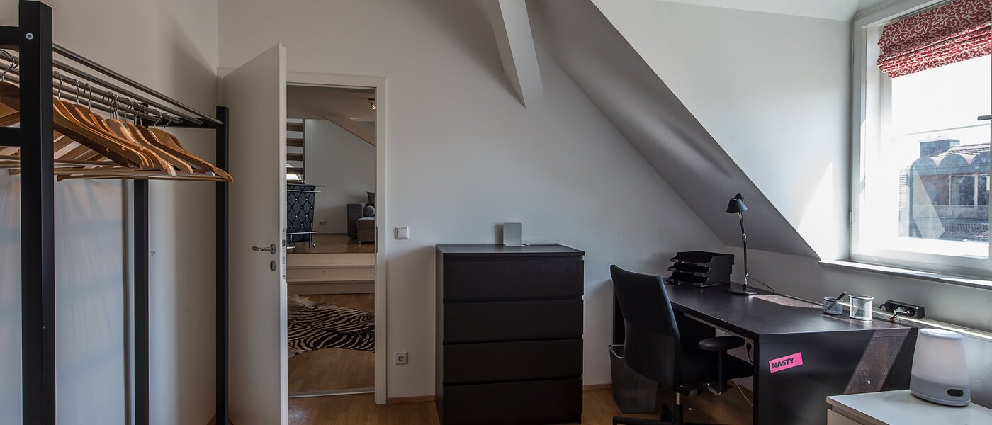 ático con terraza München Maxvorstadt - Universitätsviertel 02 2. dormitorio 9606