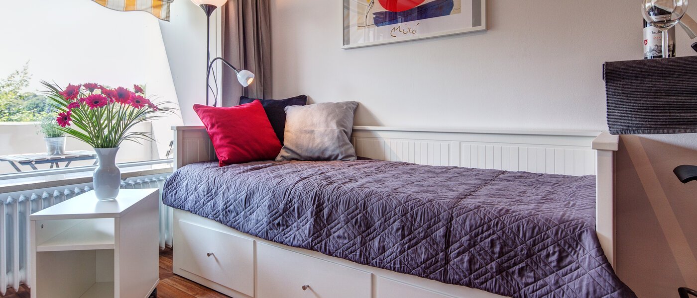 apartamento München Schwabing-Nord (zw. Leopoldstraße & Englischen Garten) 01 dormitorio 9622