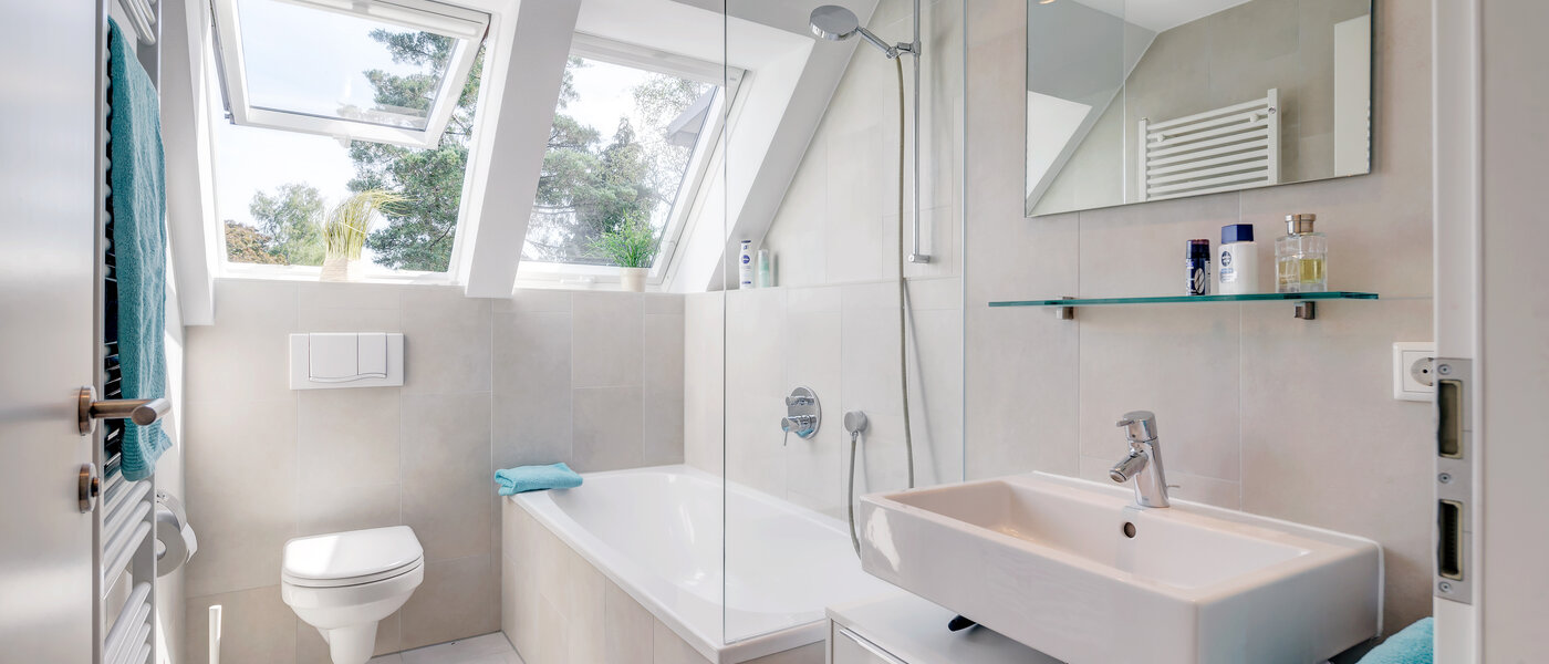 ático con terraza München Obermenzing 01 baño 9637