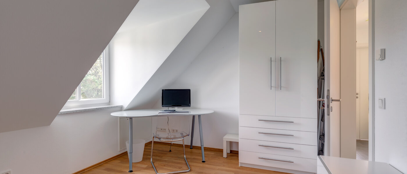 ático con terraza München Obermenzing 02 2. dormitorio 9637