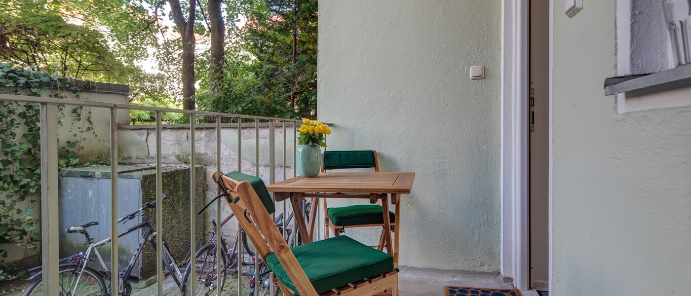apartamento München Maxvorstadt 01 balcón 9664