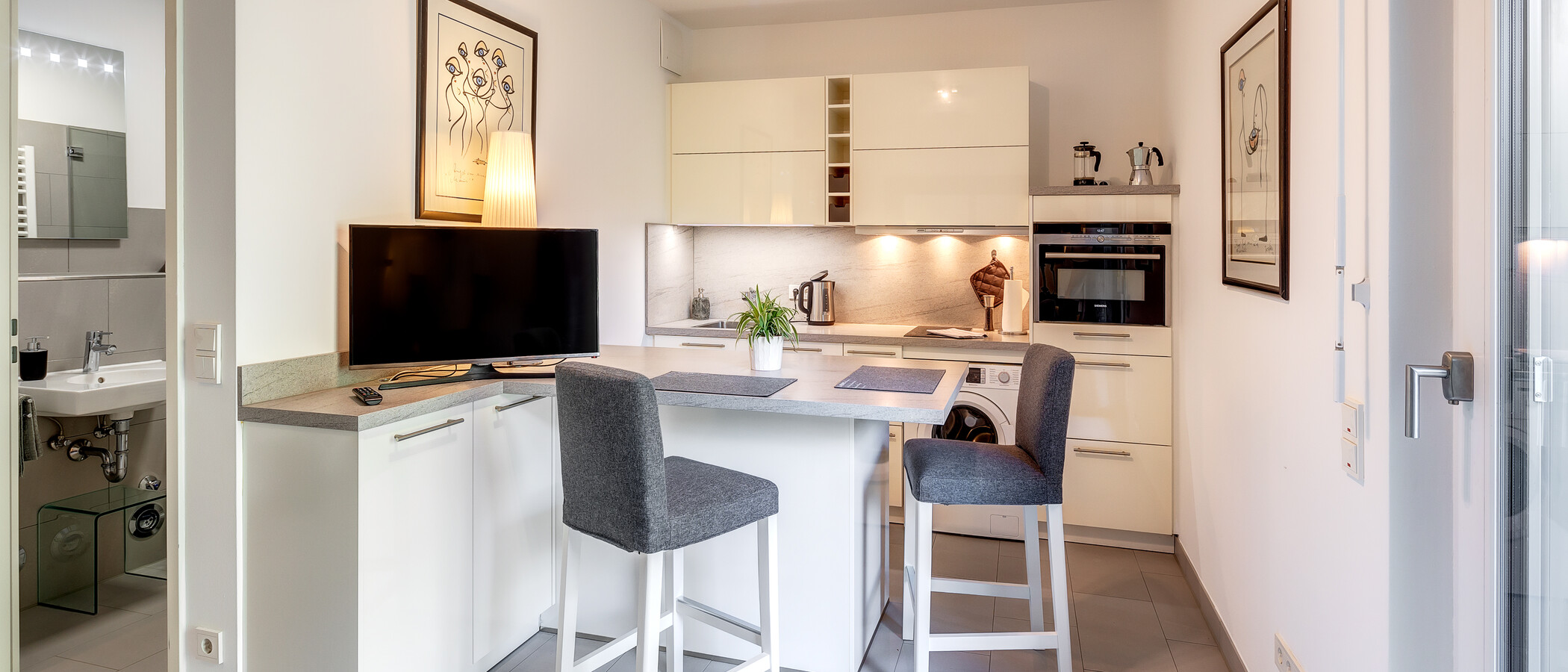 apartamento München Ramersdorf 04 zona de día  9668