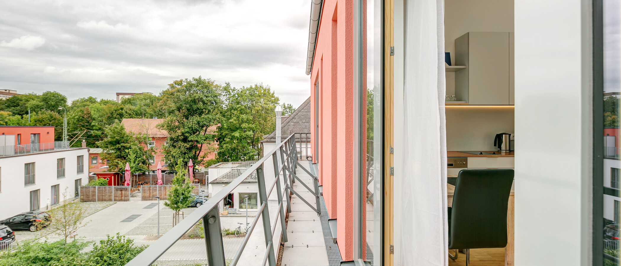 dúplex con galería Unterschleißheim Lohhof 02 balcón 9677