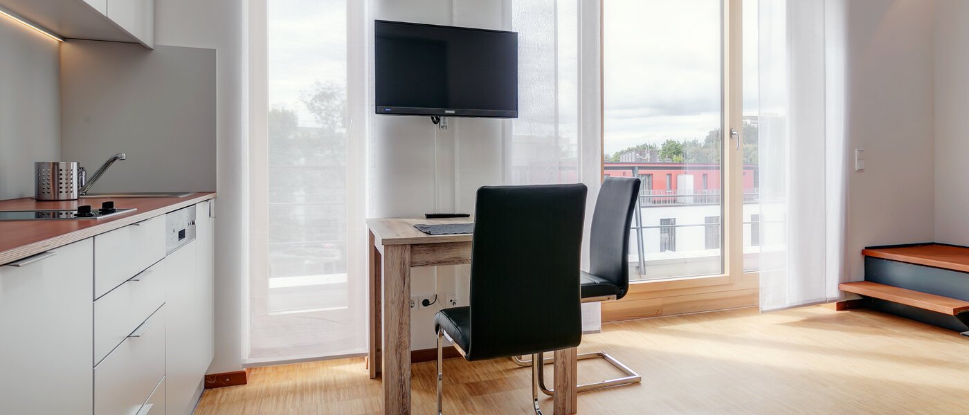 dúplex con galería Unterschleißheim 04 salón 9678