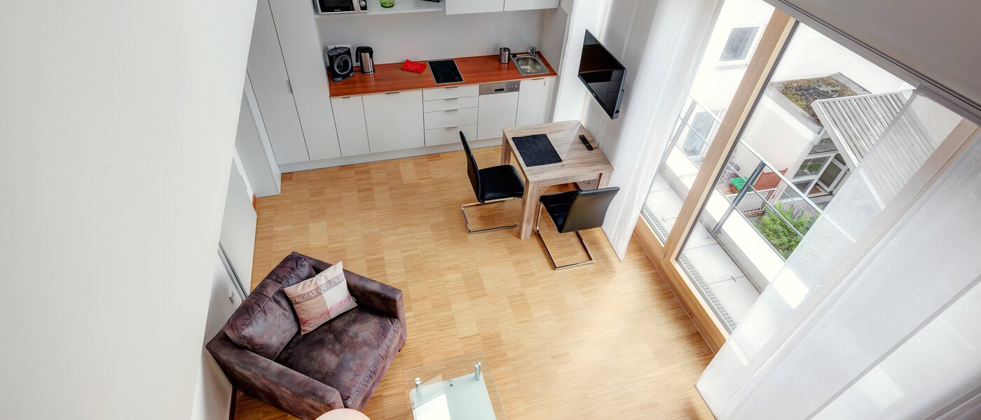 dúplex con galería Unterschleißheim 05 salón 9678