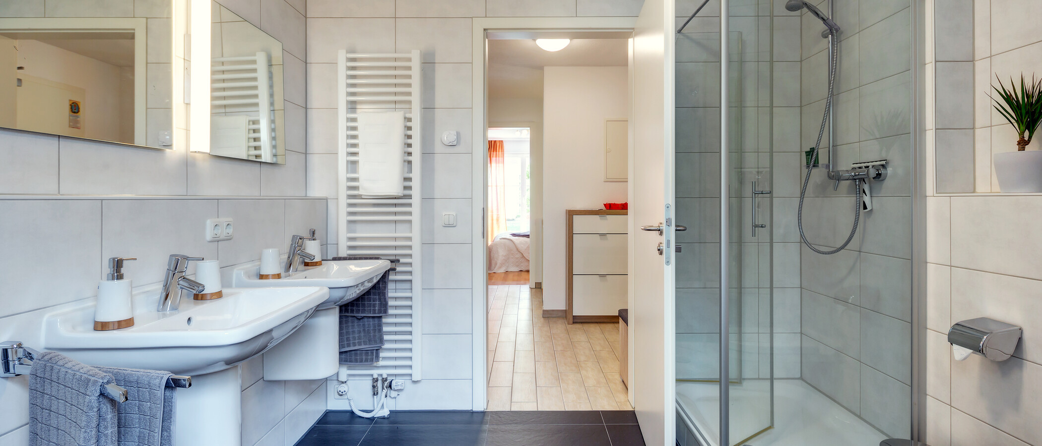 piso con jardín München Forstenried 03 baño 9703