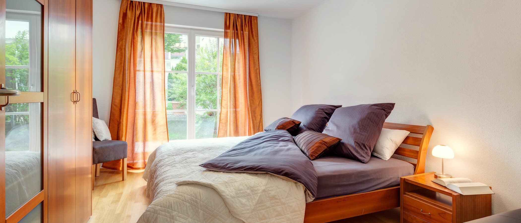 piso con jardín München Forstenried 01 dormitorio 9703