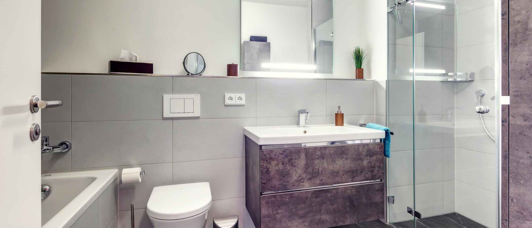 apartamento München Obersendling 01 baño 9748